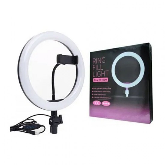 10 inch Portable LED Ring Light with 3 Color Modes Dimmable